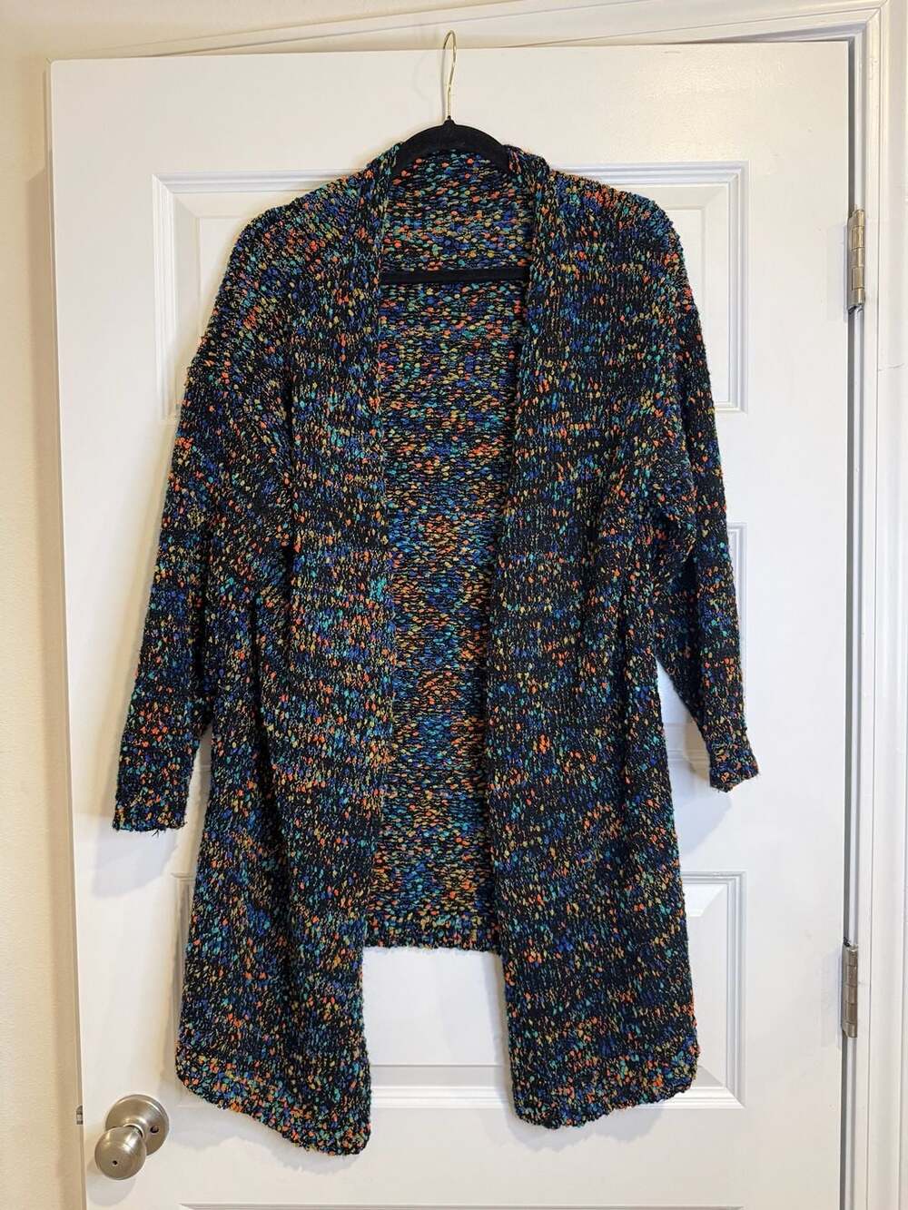 14/16 Bloomchic Cozy Multi-Colored Popcorn Cardigan - Picture 2 of 6